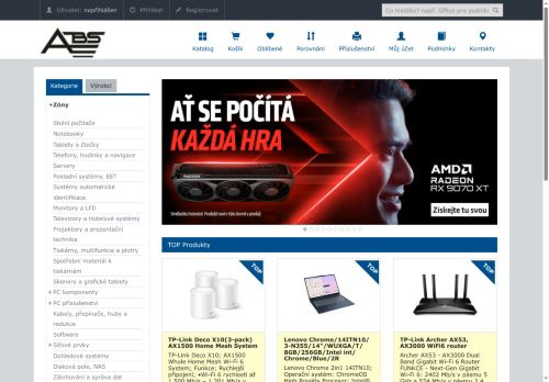 Zobrazit webové stránky ABS Import s.r.o.