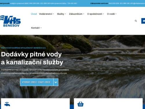 Vodohospodářská společnost Benešov a.s.