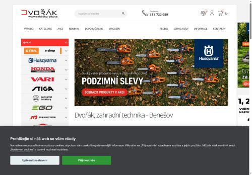 Zobrazit webové stránky Dvořák, zahradní technika s.r.o.
