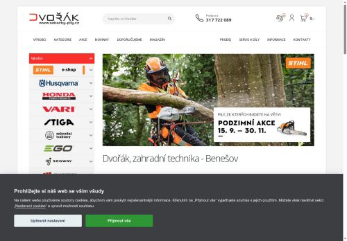 Zobrazit webové stránky Dvořák, zahradní technika s.r.o.