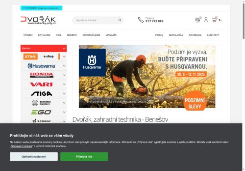 Zobrazit webové stránky Dvořák, zahradní technika s.r.o.