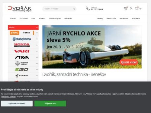 Dvořák, zahradní technika s.r.o.