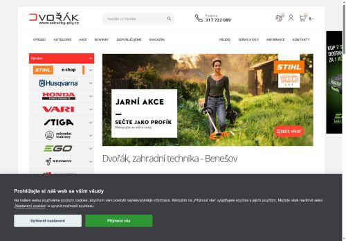 Zobrazit webové stránky Dvořák, zahradní technika s.r.o.