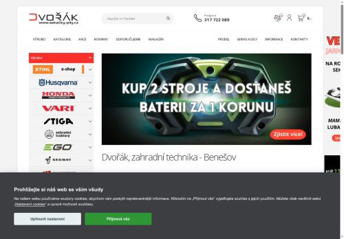 Zobrazit webové stránky Dvořák, zahradní technika s.r.o.