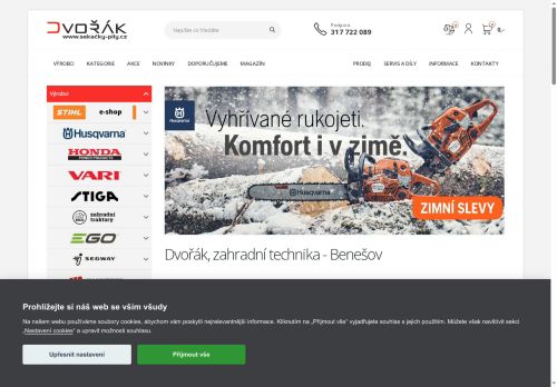 Zobrazit webové stránky Dvořák, zahradní technika s.r.o.