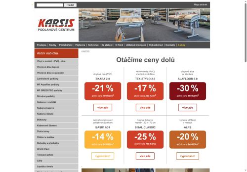 Zobrazit webové stránky Podlahové centrum KARSIS