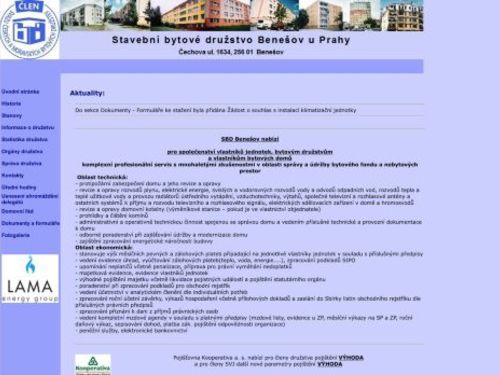 Stavební bytové družstvo Benešov u Prahy
