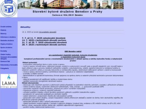 Stavební bytové družstvo Benešov u Prahy