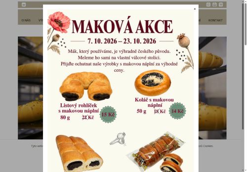 Zobrazit webové stránky Pekařství a cukrárna Benea