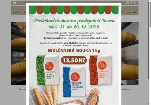 Zobrazit webové stránky Pekařství a cukrárna Benea