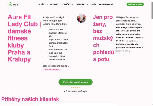 Zobrazit webové stránky AURA Fit Lady Club