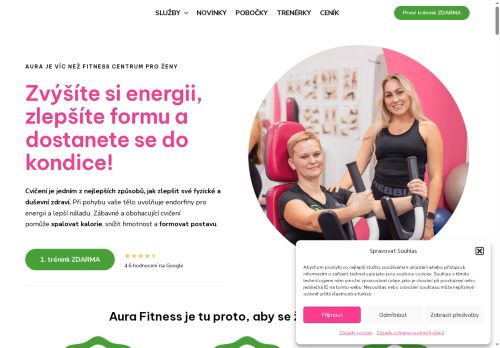 Zobrazit webové stránky AURA Fit Lady Club