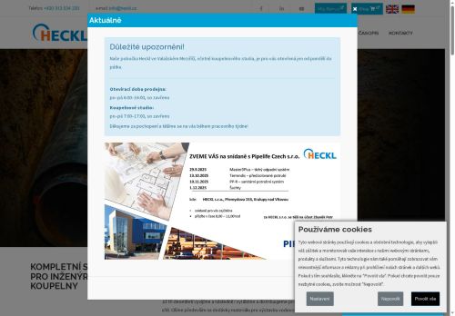 Zobrazit webové stránky HECKL, s.r.o.