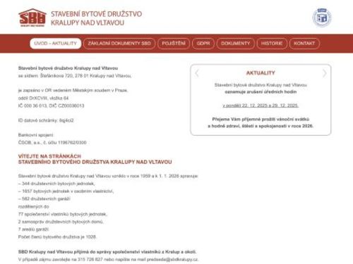 Stavební bytové družstvo Kralupy nad Vltavou