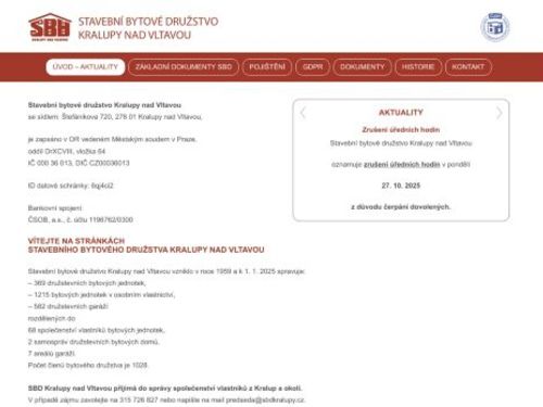 Stavební bytové družstvo Kralupy nad Vltavou