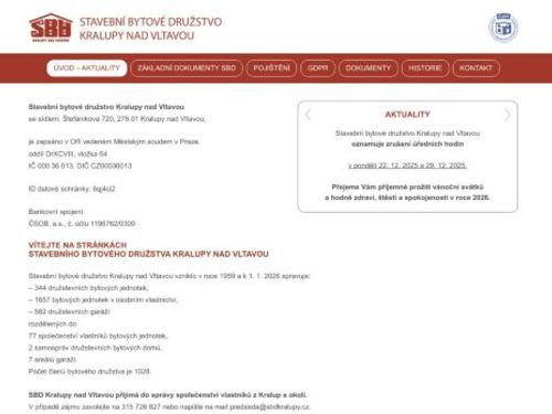 Stavební bytové družstvo Kralupy nad Vltavou