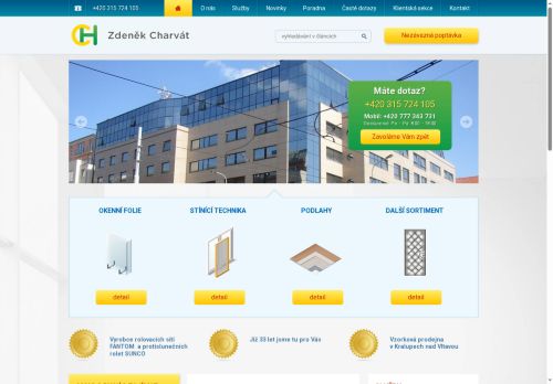 Zobrazit webové stránky Zdeněk Charvát