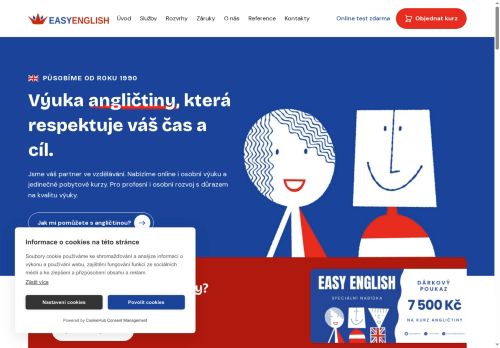 Zobrazit webové stránky EASY ENGLISH jazyková škola