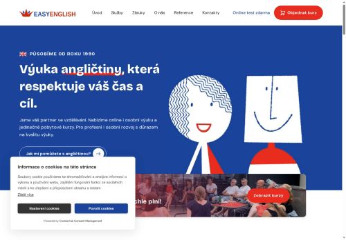 Zobrazit webové stránky EASY ENGLISH jazyková škola