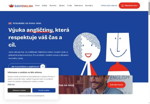 Zobrazit webové stránky EASY ENGLISH jazyková škola