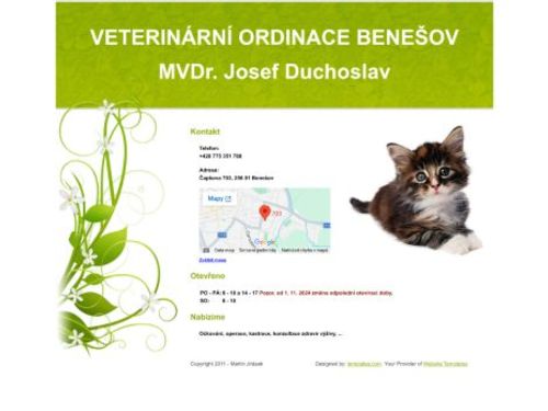 Veterinární ordinace - MVDr. Josef Duchoslav