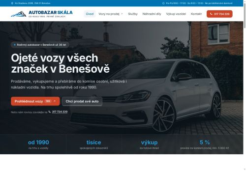 Zobrazit webové stránky Autobazar Skála