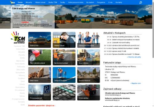 Zobrazit webové stránky Technické služby města Kralupy nad Vltavou