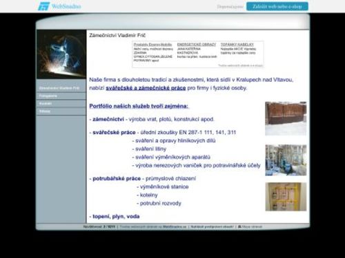 Zámečnictví Vladimír Frič