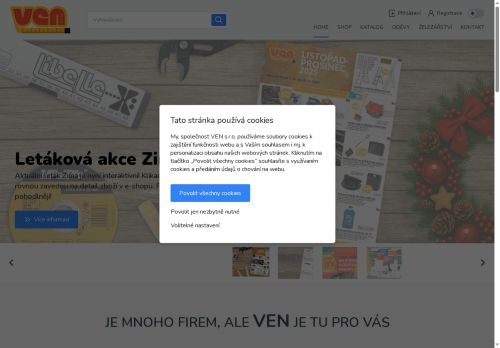 Zobrazit webové stránky VEN, s.r.o.