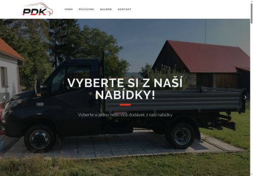 Zobrazit webové stránky PDK - půjčovna dodávek Kralupy