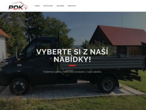 PDK - půjčovna dodávek Kralupy