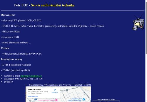 Zobrazit webové stránky Petr Pop