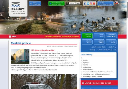 Zobrazit webové stránky Městská policie Kralupy nad Vltavou