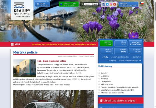 Zobrazit webové stránky Městská policie Kralupy nad Vltavou