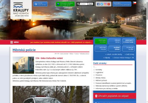Zobrazit webové stránky Městská policie Kralupy nad Vltavou