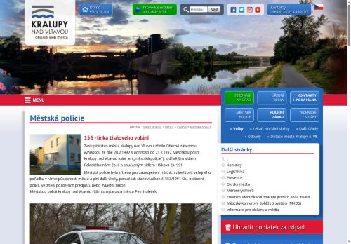 Zobrazit webové stránky Městská policie Kralupy nad Vltavou
