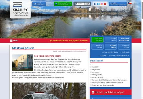 Zobrazit webové stránky Městská policie Kralupy nad Vltavou