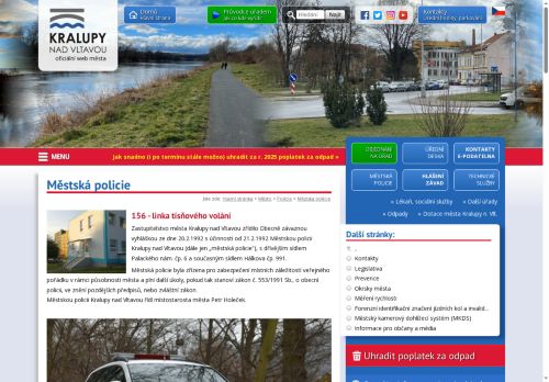 Zobrazit webové stránky Městská policie Kralupy nad Vltavou
