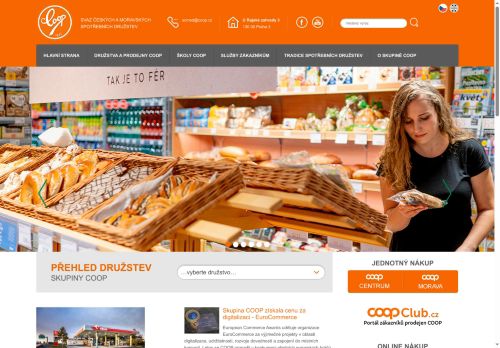 Zobrazit webové stránky Jednota Benešov - COOP