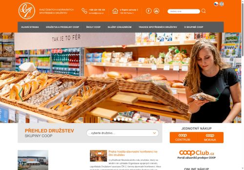 Zobrazit webové stránky Jednota Benešov - COOP