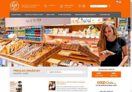 Zobrazit webové stránky Jednota Benešov - COOP
