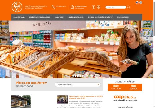 Zobrazit webové stránky Jednota Benešov - COOP