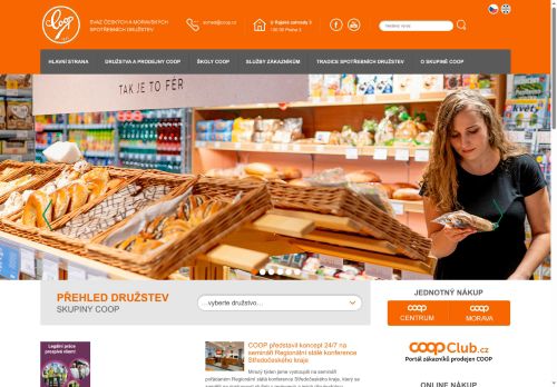 Zobrazit webové stránky Jednota Benešov - COOP