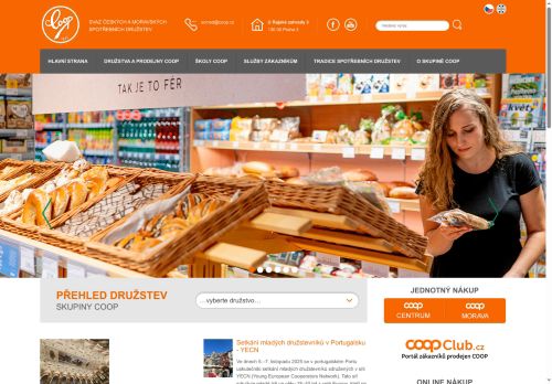 Zobrazit webové stránky Jednota Benešov - COOP