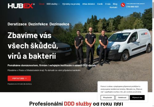 Zobrazit webové stránky HUBEX, s.r.o.