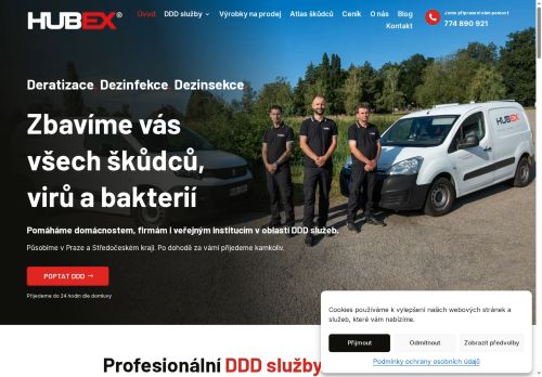 Zobrazit webové stránky HUBEX, s.r.o.