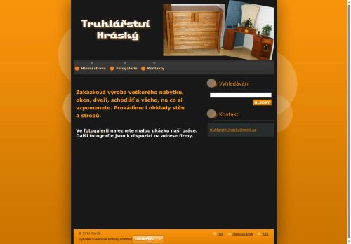 Zobrazit webové stránky Truhlářství Hránský
