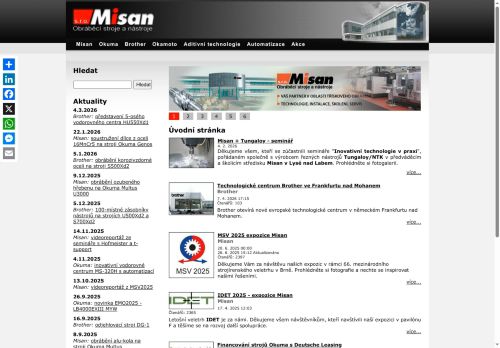 Zobrazit webové stránky Misan, s.r.o.