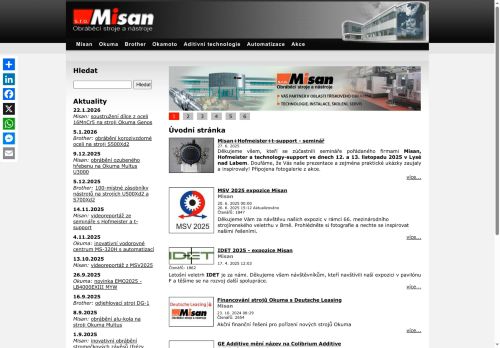 Zobrazit webové stránky Misan, s.r.o.