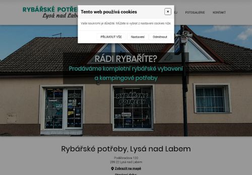 Zobrazit webové stránky Rybářské potřeby Lysá nad Labem - Pavel Melinger